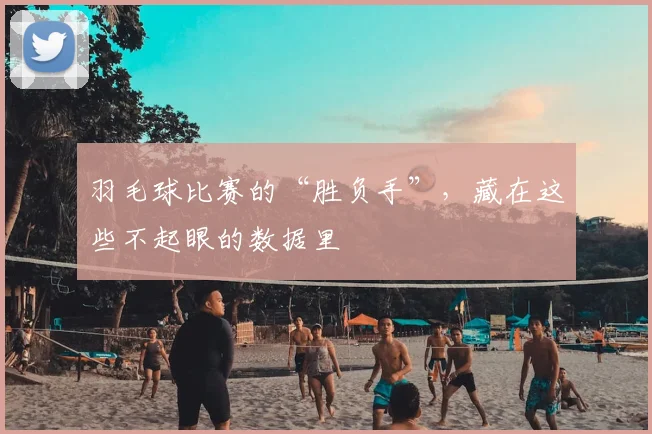 羽毛球比赛的“胜负手”，藏在这些不起眼的数据里